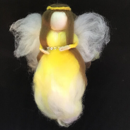 Engel weiss-gelb - hängend